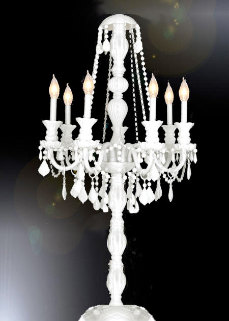 G46-CANDELABRA/WHITE/490/7/set of 5 Candelabras & Centerpieces